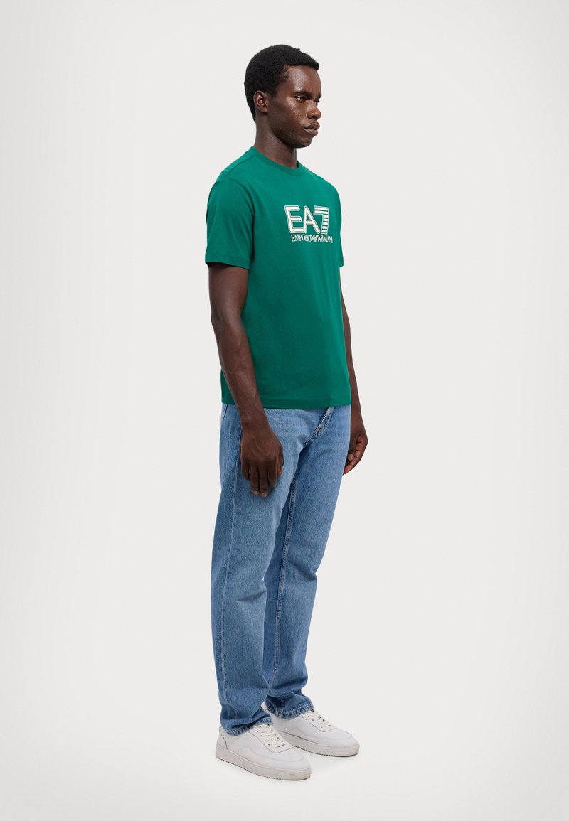 EA7 Emporio Armani T-Shirt print - evergreen