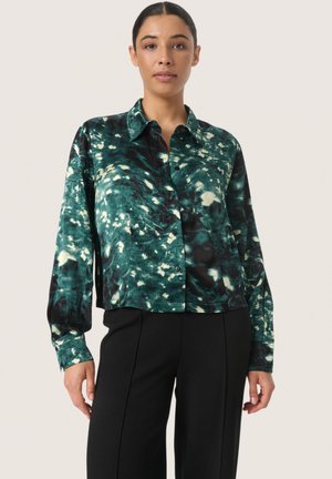 SLMIRIA STUDIO - Gombos blúz - rain forest splash print