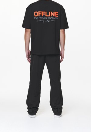 T-shirt print - black