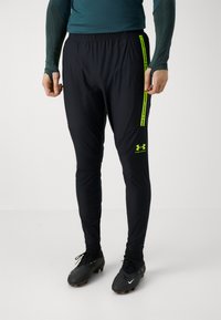 Under Armour CHALLENGER PRO - Donji dijelovi trenirke - black/ high-visibility yellow