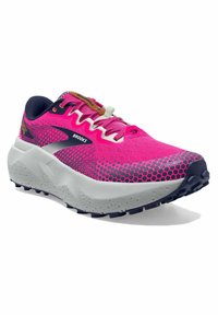 Brooks CALDERA 6 - Scarpe da trail running - pink glo peacoat marshmallow