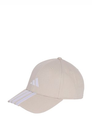 STRIPES NEW LOGO BASEBALL - Cap - beige white