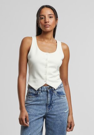 Urban Classics Weste - offwhite