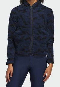 adidas Performance Giacca in pile - dark blue