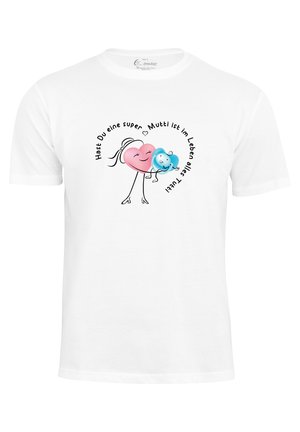 Cotton Prime PRIME SUPER MUTTI - Print T-shirt - weiss