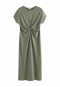 TWIST REGULAR FIT - Džersio suknelė - khaki green