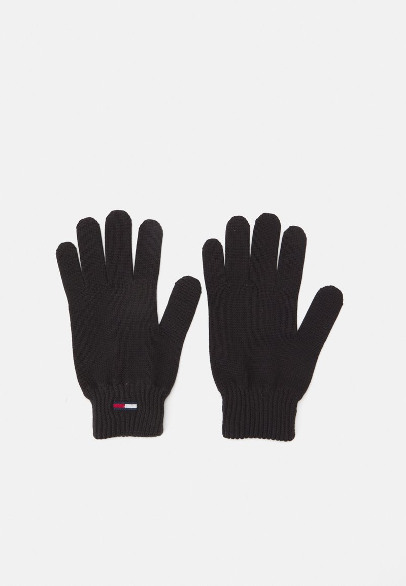 Tommy Jeans ELONGATED FLAG GLOVES - Guantes - black