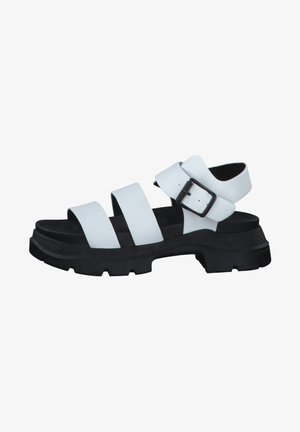 s.Oliver Sandalen met plateauzool - white