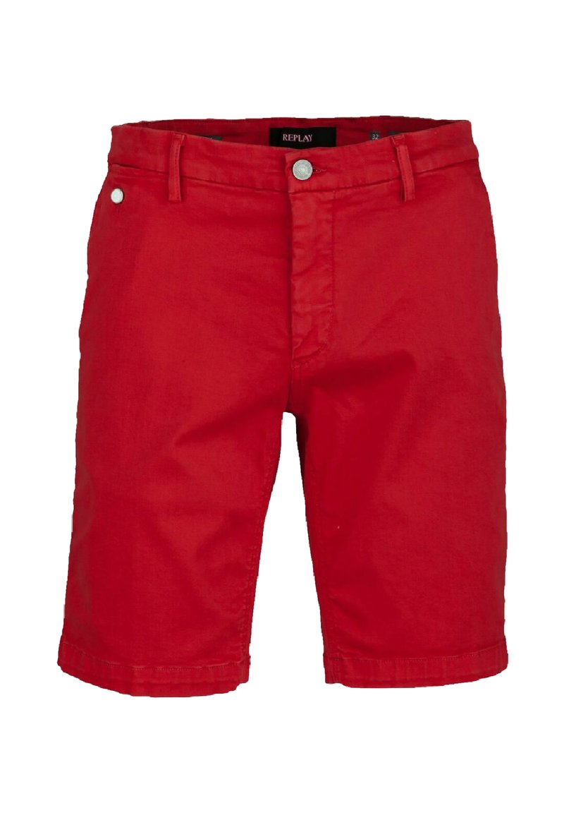Herren Skinny Fit | Replay 10.5 OZ BULL HYPERFLEX Jeans Shorts vintage red/rot - YS16189 Herren Skinny Fit | Replay 10.5 OZ BULL HYPERFLEX Jeans Shorts vintage red/rot - YS16189
