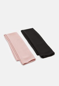 2 PACK - Tørklæde - black/pink