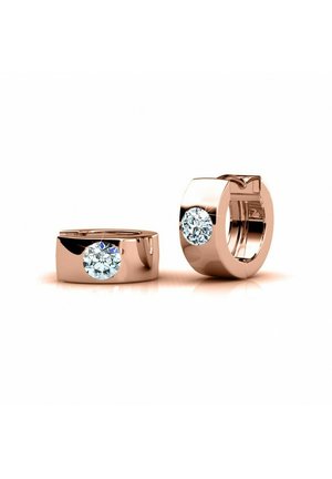 Orecchini - couleur or rose / cristal