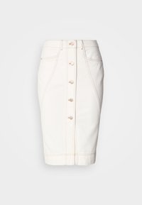 VARLINA - Jeansrok - open white