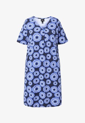 Ulla Popken, Vestito di maglina - peacock blue