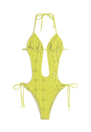 CON DETTAGLI CUT OUT E  LOGO ALL OVER - Uimapuku - verde lime
