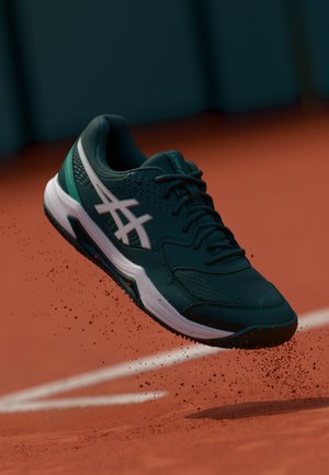 GEL DEDICATE 8 CLAY - Tennissko til grusbane - dark neptune/white