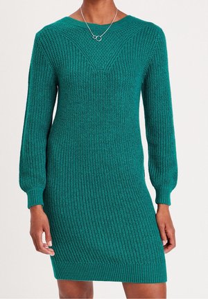 Robe fourreau - mottled green