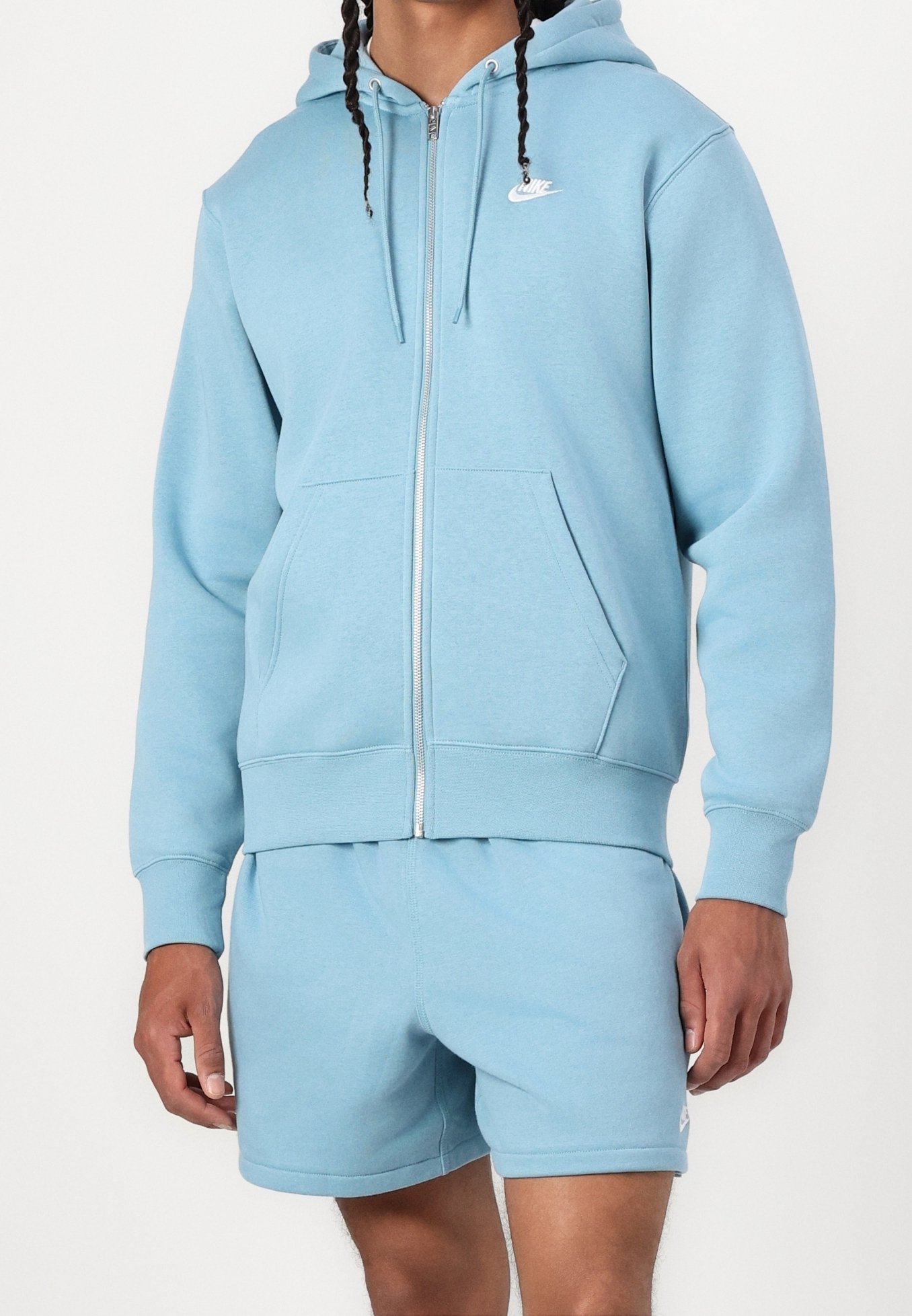 nike short sleeve hoodie with zipper