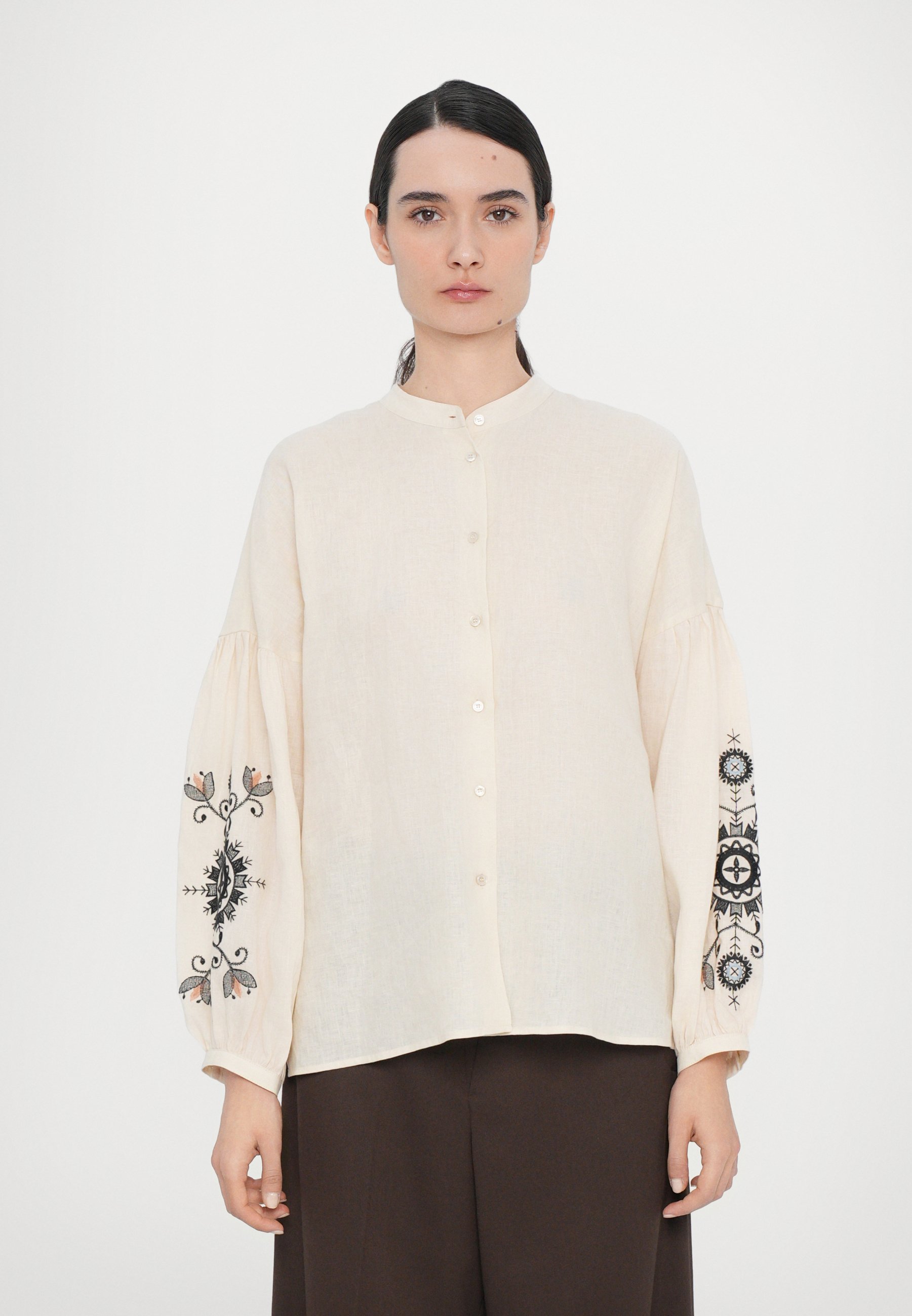 Weekend Max Mara ILEX - Button-down blouse - ecru/off-white
