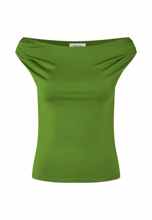Modström, HIMAMD OFF-SHOULDER TOP - T-shirt basic - twist of lime