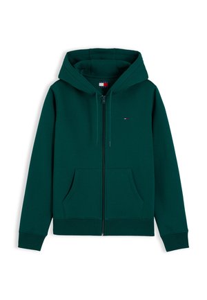 Tommy Jeans, FLAG ZIP  - Φούτερ με φερμουάρ - elegant green