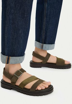G-STAR, G STAR RAW WOMEN'S KHAKI SANDALS - Sandali - multi-coloured