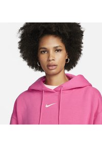Nike Sportswear HOODIE - Camisola - pinksicle/sail