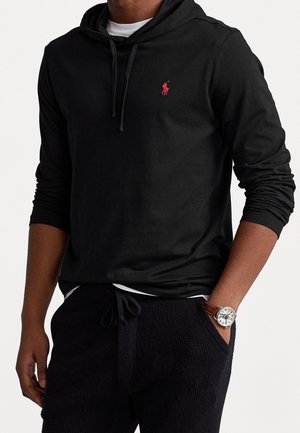 Jersey con capucha - black