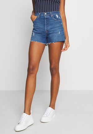 RIBCAGE - Jeansshort - blue