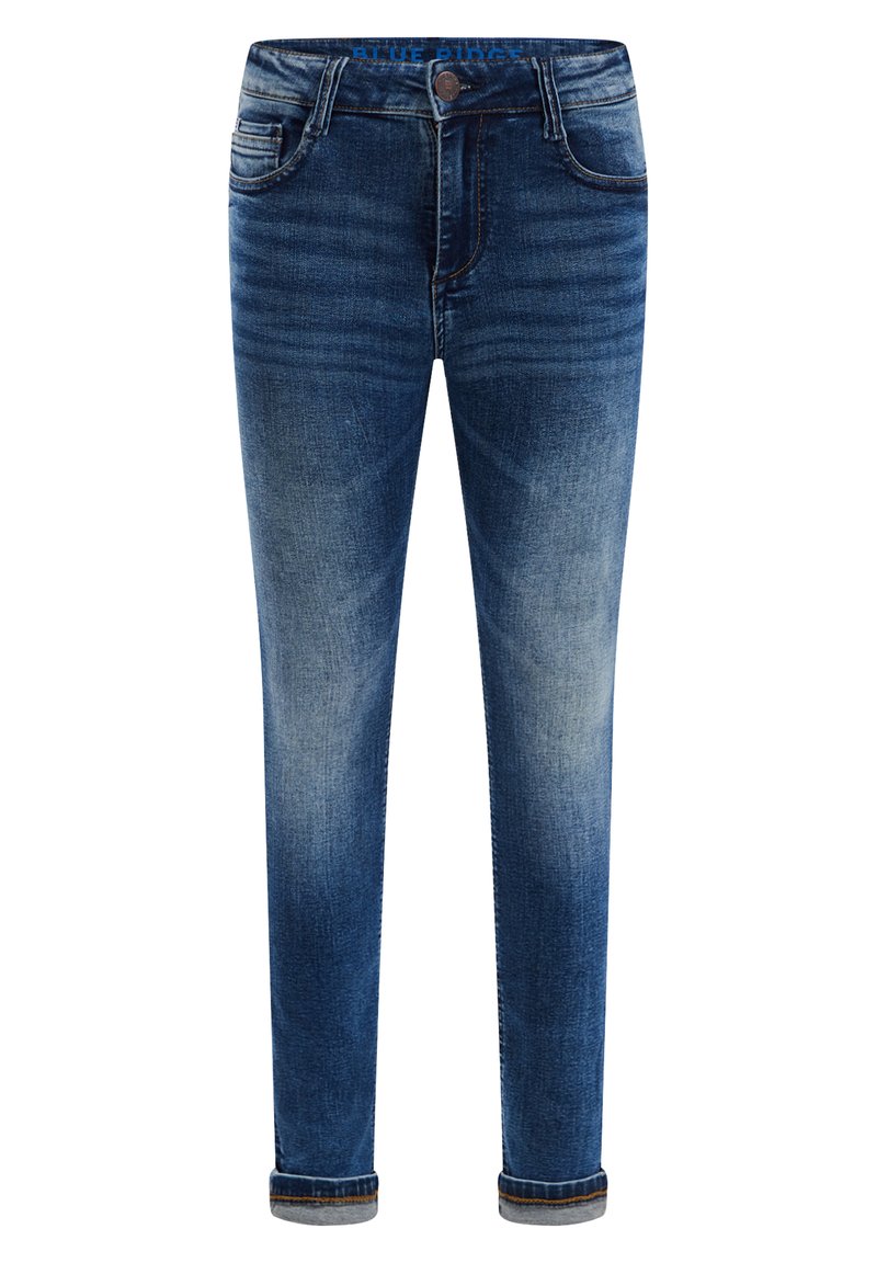 WE Fashion Slim fit jeans donkerblauw WE Fashion Slim fit jeans donkerblauw
