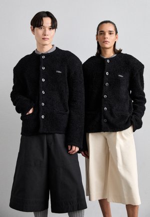 SPONGE JANKER UNISEX - Cardigan - black