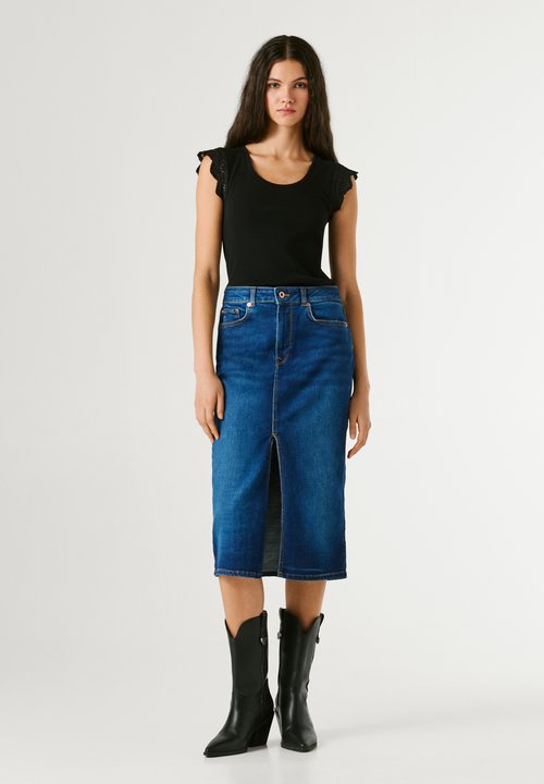 pantalon corto fille pepe jeans a-line skort hw jr pantalon corto fille pepe jeans a-line skort hw jr
