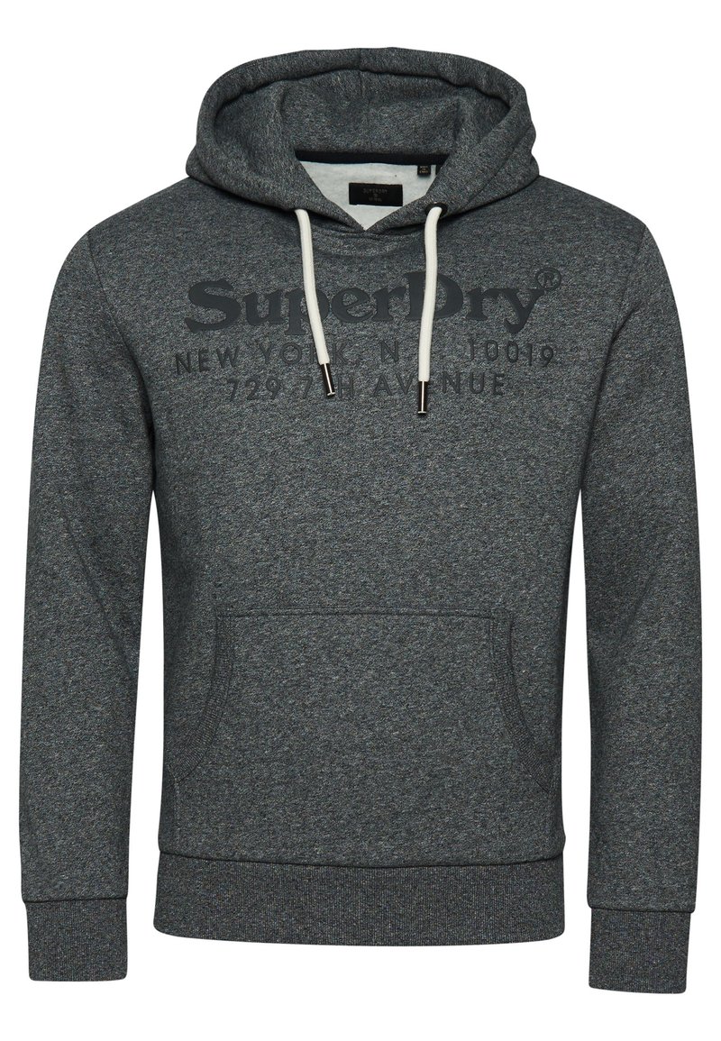 Superdry VINTAGE VENUE TONAL - Hoodie - karst black mega grit/dark grey -  Zalando.de