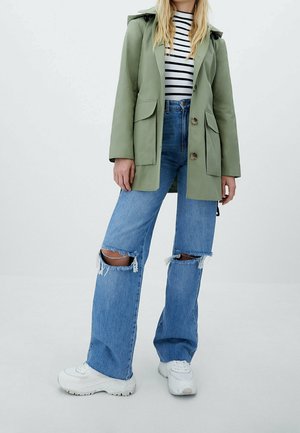 Trenchcoat - mottled green