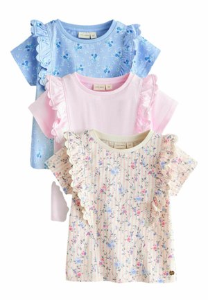 Marškinėliai su spaudiniu - pink blue