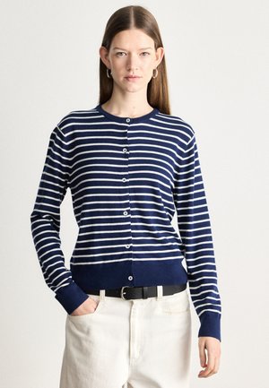 CHARLOT STRIPE CARDIGAN - Ζακέτα - parisian night/vanilla ice
