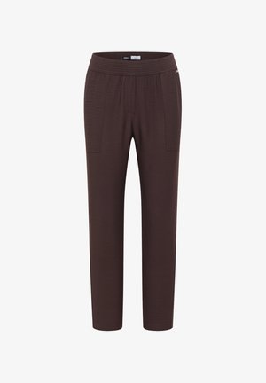 Cecil, MID WAIST SLIM LEG HOSE IM LOOSE FIT - Bukser - brown cacao