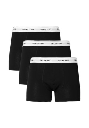 Selected SLMLIAM 3-PACK  - Kitsad bokserid - black/detail white