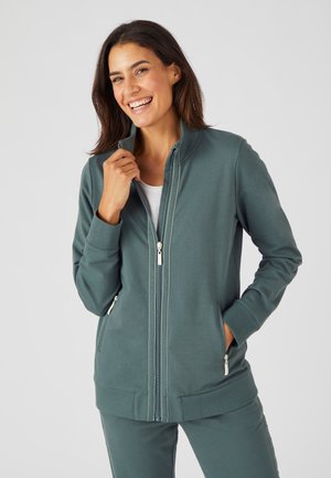 JOGGING - Sweater met rits - eucalyptus