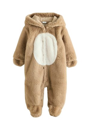 REGULAR FIT - Natdragt - brown bear