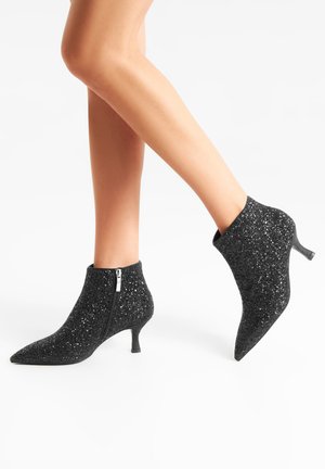 VERA GLITTER - Ankelstøvler - black
