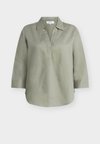 RWESTHER LINEN 3-4 SLEEVE SHIRT - Блуза - dried sage