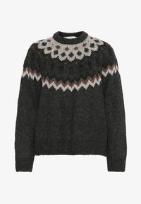 Kijelölve, dark grey fair isle