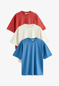 Unselected, red ecru white blue