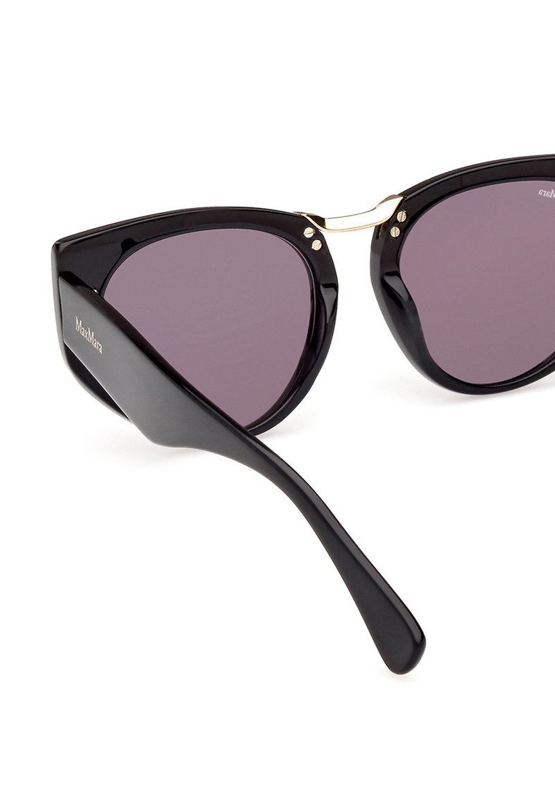 S Max Mara Sunglasses - nero lucido grigio fumo/metallic  display picture 2