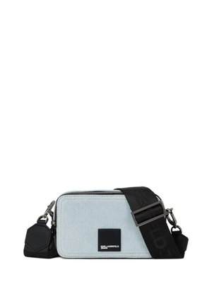 Karl Lagerfeld Jeans LOGO - Cross body bag - light blue