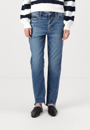 Vaqueros rectos - dark-blue denim