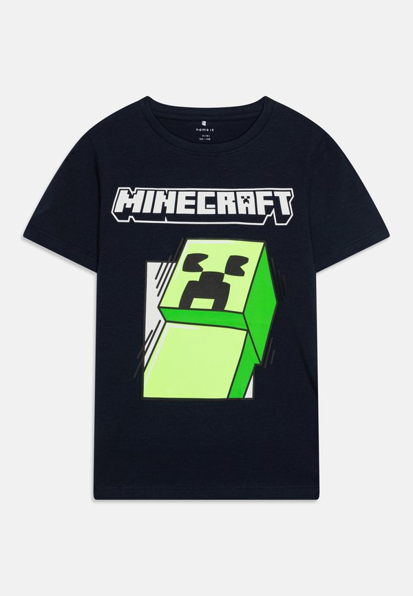 NKMMOBIN MINECRAFT - Print T-shirt - dark sapphire