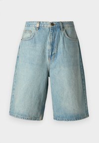 JUNAN BAGGY BASIC - Short en jean - sand blue