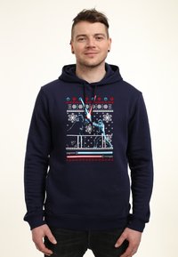 Star Wars STAR WARS: CLASSIC UGLY FUED - Jersey con capucha - navy blue