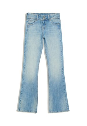 Bershka, BOOT-CUT JEANS - Jeans Bootcut - light blue